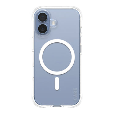 PanzerGlass CARE by Samba Magsafe Case for iPhone 17 - Clear/White